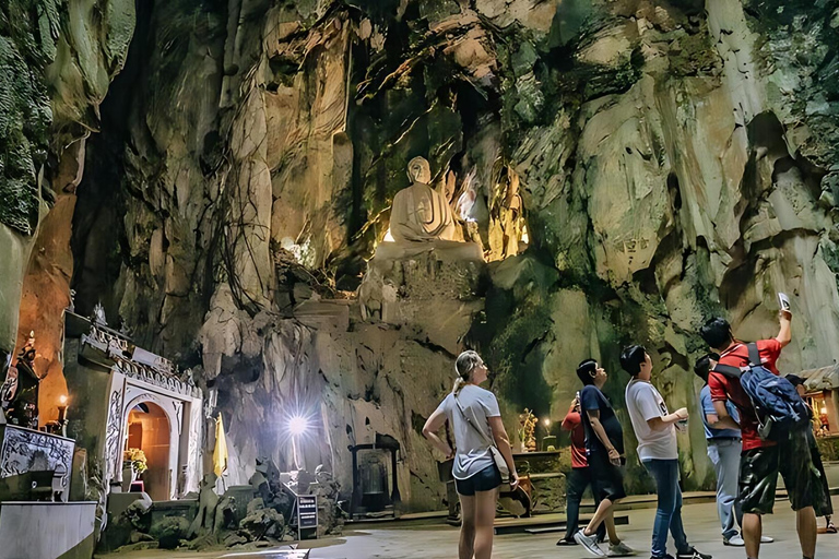 Lady Buddha, Marble Mountains and Am Phu Cave in Da Nang Private Tour & Private transfer & Private Guide