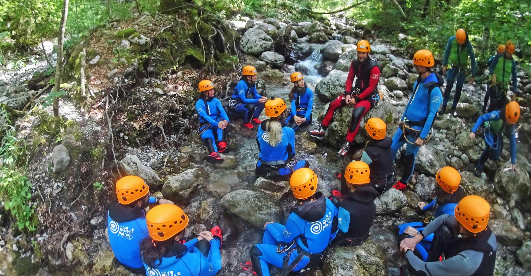 Bovec, canyoning in natural aqua park Sušec - Housity