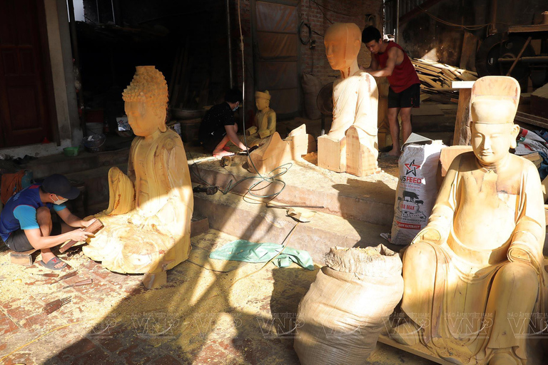 Hanoi Nhan Hien Sculpture Village or Hat and Incense Village Local Guide In Incense Village without Car Transfer & Ticket