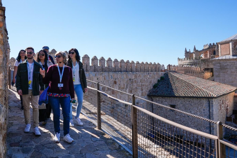 Madrid: Avila with Walls and Segovia with Alcazar TourTour with Entry Tickets