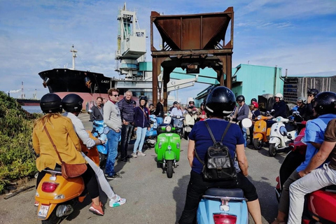 Antwerp: Private Guided City & Port Vespa tour