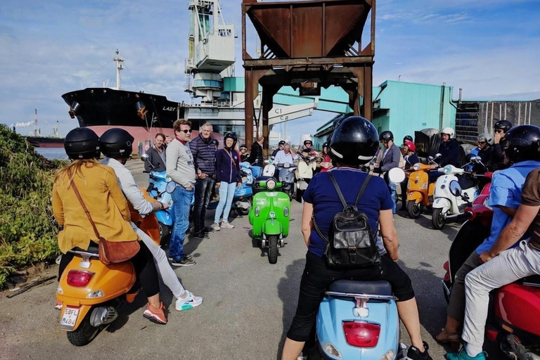 Antwerp: Private Guided City & Port Vespa tour