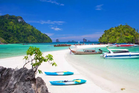 Krabi: Premium 7 Islands Sunset Tour w/ Plankton Swim & BBQ Traditional Longtail Boat Experience