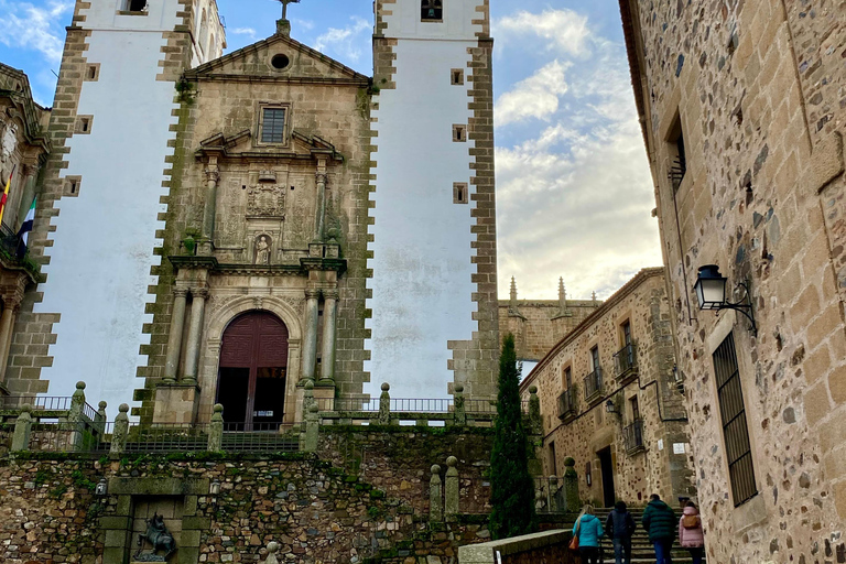 Cáceres: Full Sightseeing Tour of the Historic Center with Local Guide in Spanish