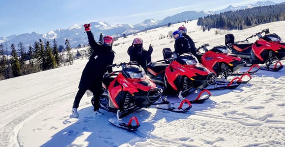From Krakow: Snowmobile Adventure, Zakopane & Thermal Baths