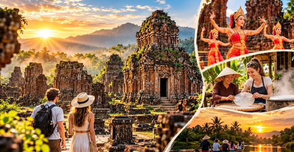From Da Nang/Hoi An: My Son Sanctuary & Thu Bon River Tour