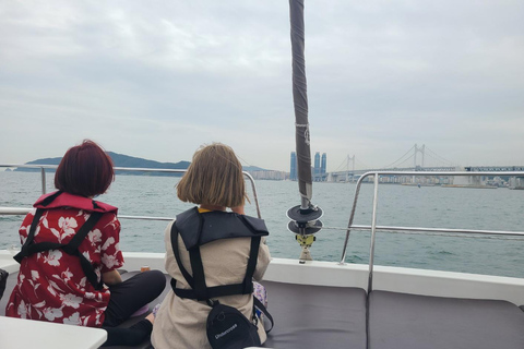 Busan avondtour : Jacht, Hwangnyeongsan bergEngelssprekende gids