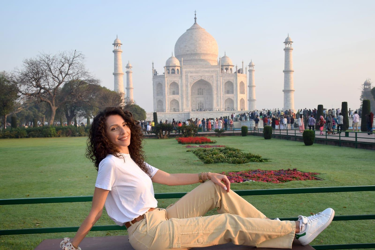 Private Day Trip To Agra Sunrise View Taj Mahal & Agra City Tour with Ac Car, Driver and Tour Guide