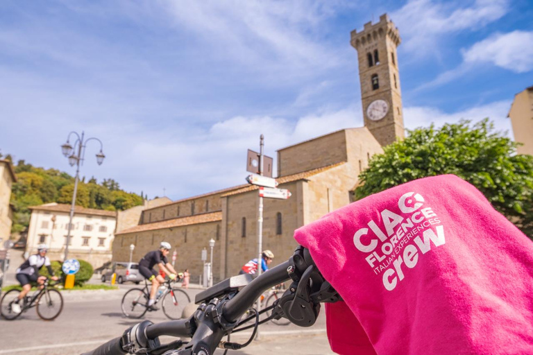 Florença: Fiesole E-Bike Tour com prova de azeite