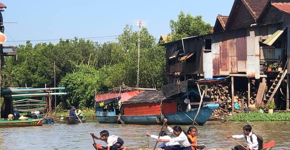 Siem Reap: Kampong Phluk Floating Village Sunset Boat Tour