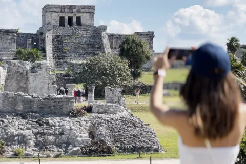Depuis Cancun : Excursion d'une journée à Tulum, Cenote et Playa del Carmen