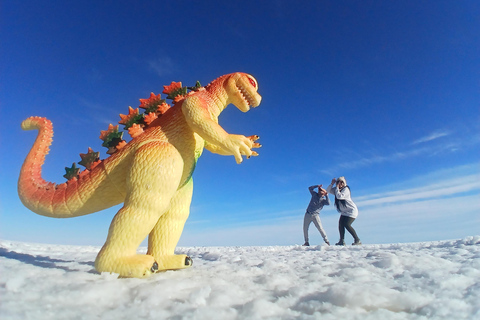 Uyuni: Półdniowa wycieczka po solniskach z zachodem słońca