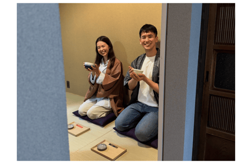 Cérémonie du thé【 matcha】 privée à Kyoto, accompagnée d'un latte au matchaCérémonie 【du thé】 privée à Kyoto avec matcha latte