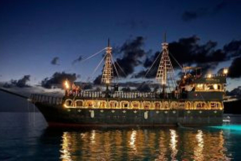 Lampedusa: Sunset Galleon Cruise with Aperitif Dinner and Night Swim