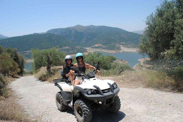 Creta: Excursión en quad todoterreno a pueblos con traslados al hotel