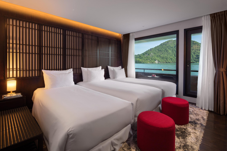 Halong Scarlet Pearl Cruise 2 dagen &amp; BalkonkajuitVanuit Hanoi: Halong Scarlet Pearl Cruise 2 dagen all inclusive