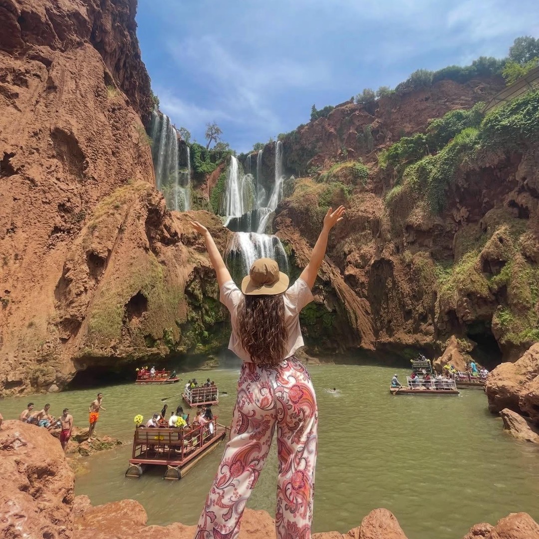Marrakech : Cascade d'Ouzoud, randonnée guidée, tour en bateau et déjeuner - trekking