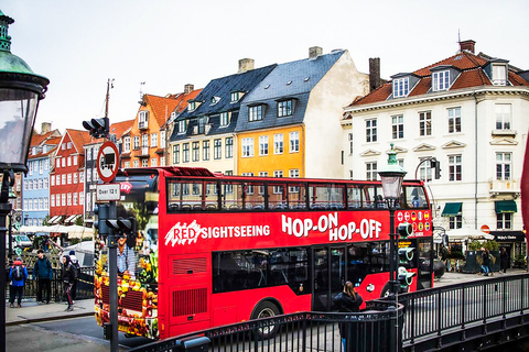 Copenhague: Circuito do Ônibus Hop-On Hop-Off com Passeio de Barco OpcionalTour de ônibus hop-on hop-off de 48 horas