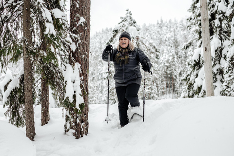 Espoo : Visite guidée en raquettes dans le parc national de Nuuksio