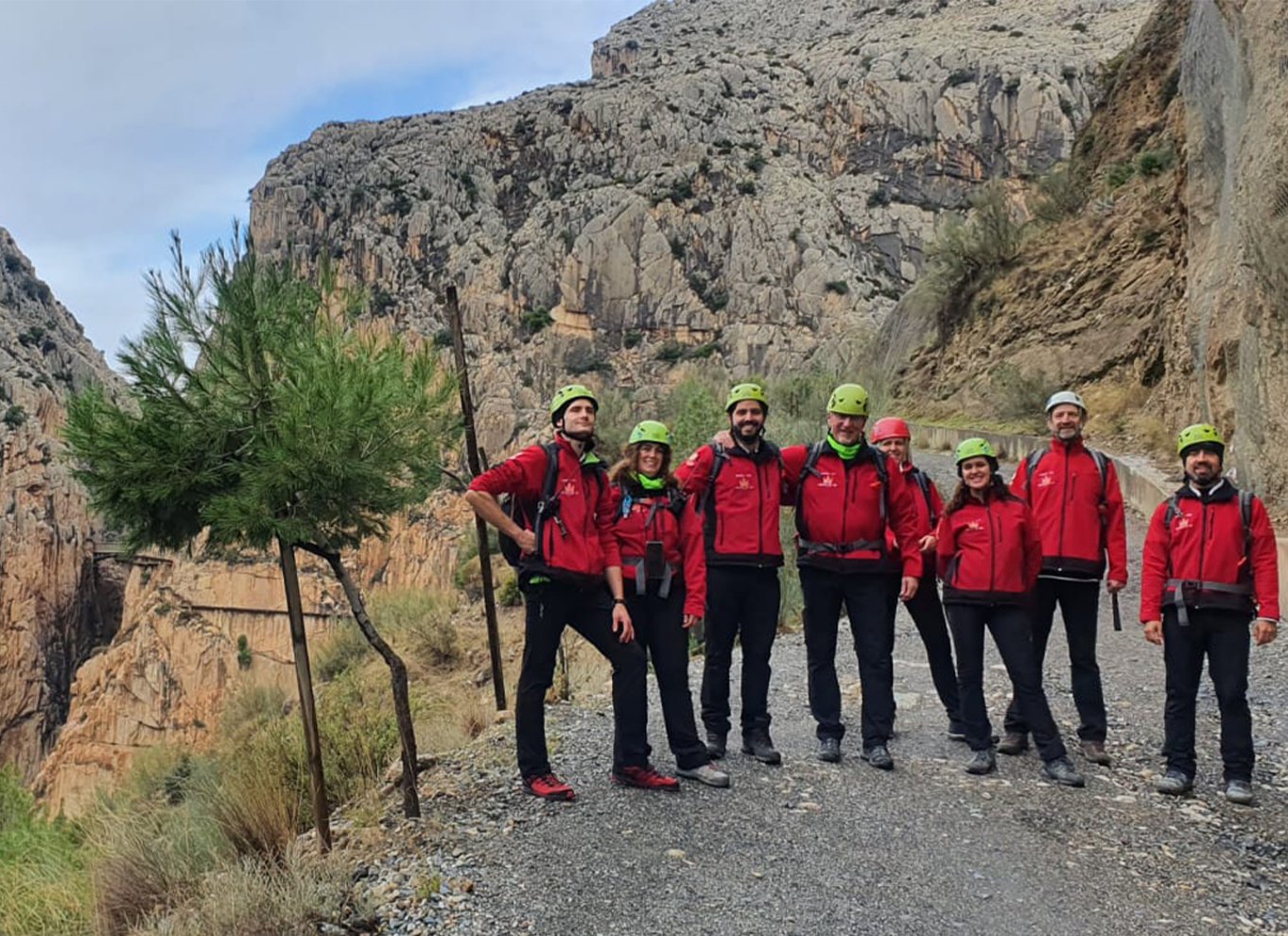 Málaga: Caminito del Rey guidet tur med transport