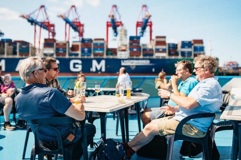 Hamburgo: recorrido turístico por agua y por el puertoTour combinado. bus turístico y paseo de 1 h por el puerto