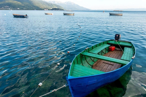 From Tirana/Durres: UNESCO Lake Ohrid with Boat day tour