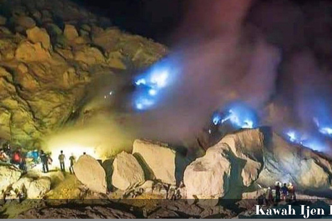 From Banyuwangi: Kawah Ijen Midnight Tour With Drop Off Bali Ijen Midnight Tour With Drop Off Ubud/Canggu/Kuta/Seminyak