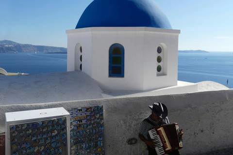 Santorini: Red Beach, Megalochori, and Oia Sunset Tour