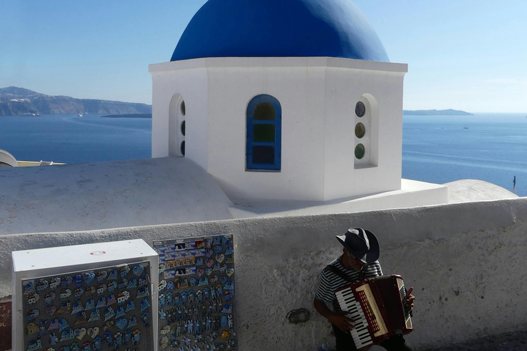 Santorini: Red Beach, Megalochori, and Oia Sunset Tour