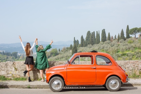 From Florence: Grand Tuscan Vintage Fiat 500 Tour