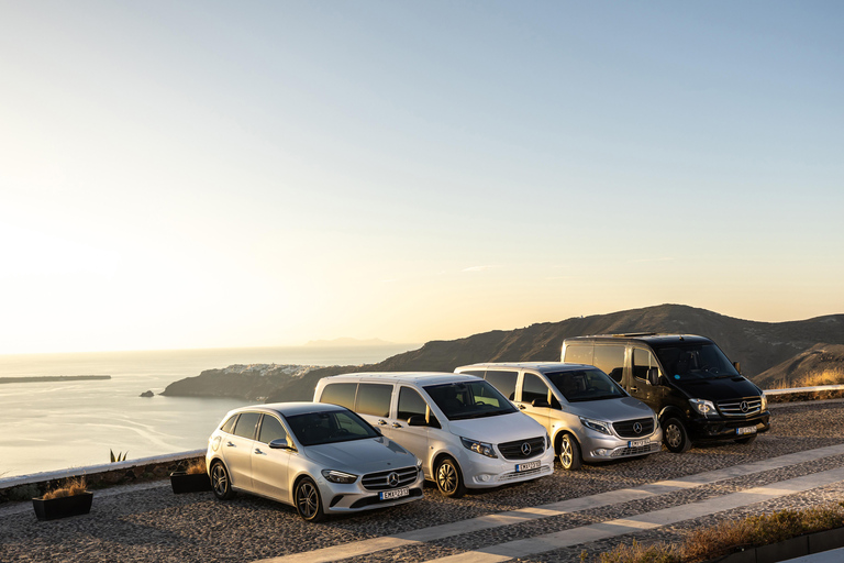 Santorini: Private Car & Driver at Your Disposal 7-Hour Private Disposal Car and Driver