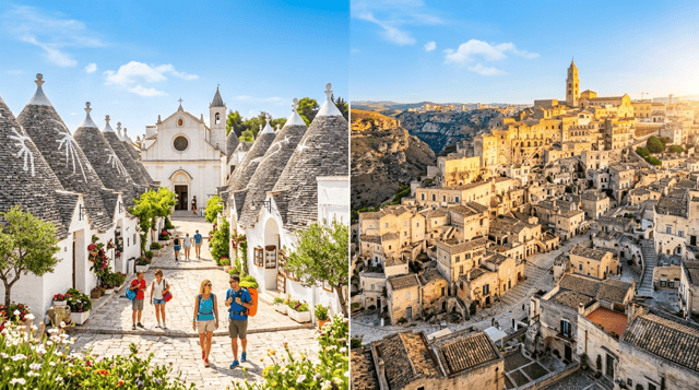 From Bari by Van: UNESCO Tour to Matera and Alberobello | The Sassi and the Trulli