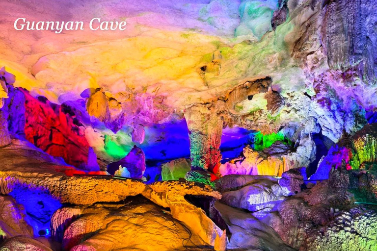 Guilin: Crown Cave, Yulong River Bamboo Rafting, Moon Hill