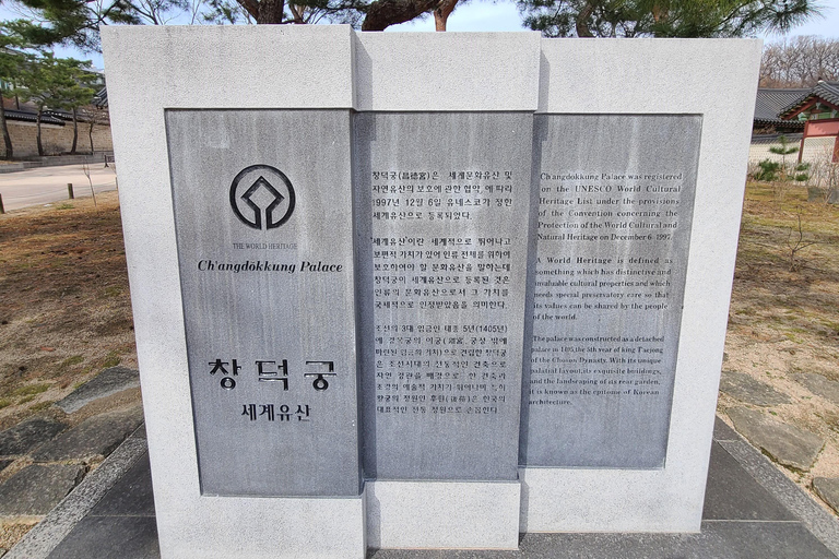 Seúl: Palacio de la UNESCO y comida callejera Visita guiada