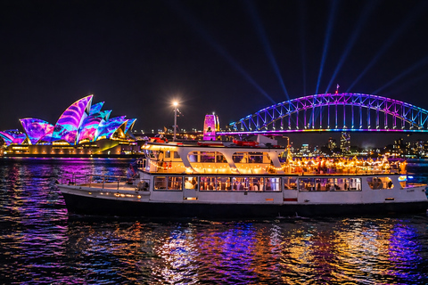 Sydney Vivid Harbour Cruise with Drink & Rooftop Views