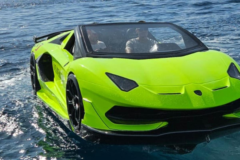 Unik biltur med Lamborghini vattenbåt på Mallorca