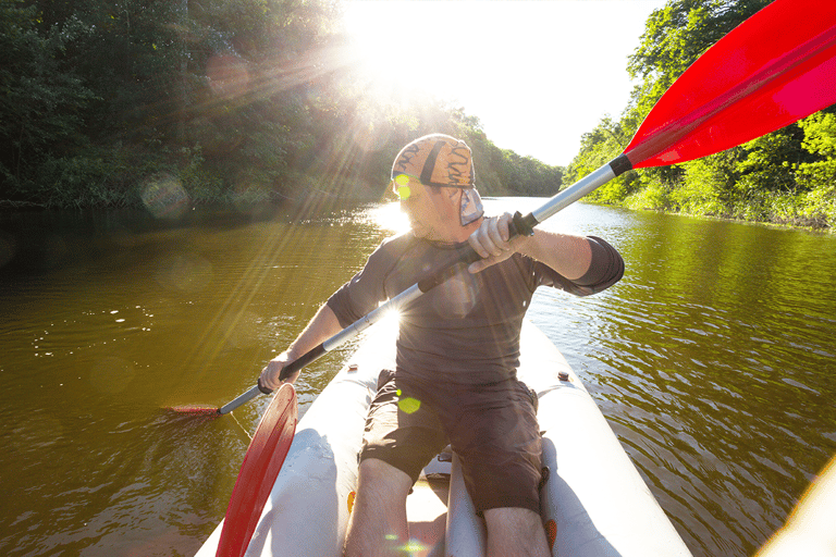 Vang Vieng : Kayak&amp;Cave Tubing&amp;Trekking&amp;Blue Lagoon