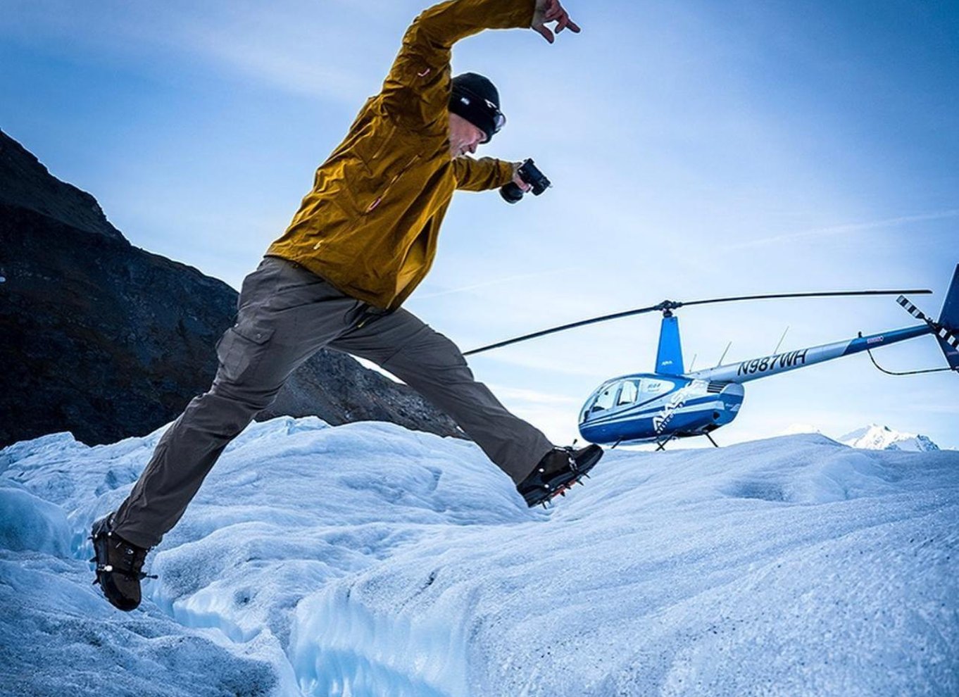 Anchorage: Grand Knik Glacier Helicopter Tour med landinger