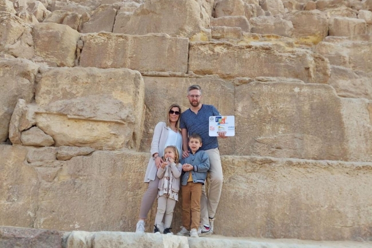 All-inclusive-Trip Pyramiden, Sphinx, Kamelreiten & MuseumPrivate Tour ohne Eintrittsgelder