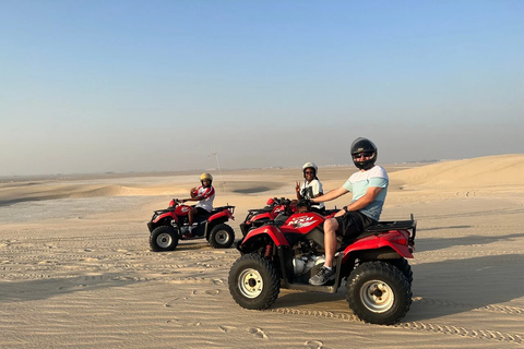 Desert: Quad bike or dune buggy Camel ride and Sand boarding Group tour with dune buggy,camel ride & sand boarding