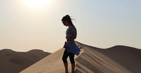 Oman: Group Desert Sunset & Wadi Bani khalid on Fri or Sun