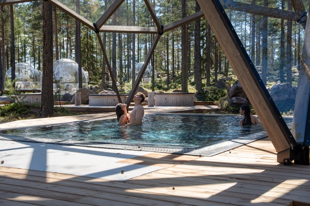 Rovaniemi: Summer Forest spa,blue lagoon pool and lunch