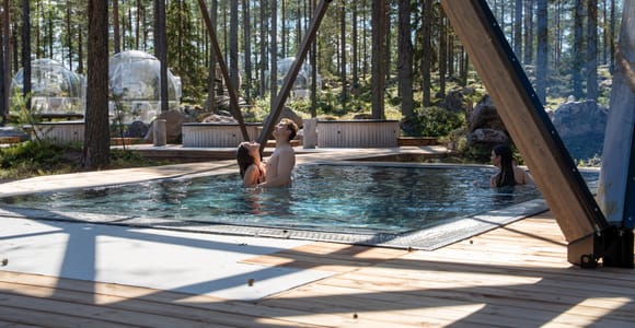 Rovaniemi: Summer Forest spa,blue lagoon pool and lunch