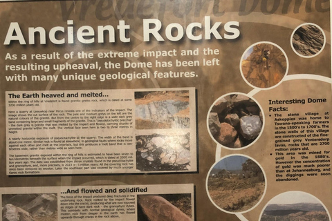 Johannesburg: Ganztägige Tour zum Weltkulturerbe Vredefort DomeJoburg: Vredefort Dome Welterbestätte Ganztagestour