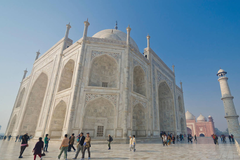 Desde Jaipur: Excursión Privada Guiada de un Día al Taj Mahal y al Fuerte de Agra