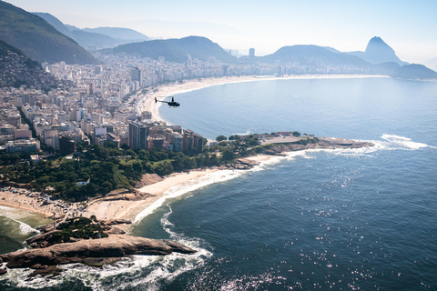 Niezapomniany 60-minutowy lot helikopterem w Rio de Janeiro