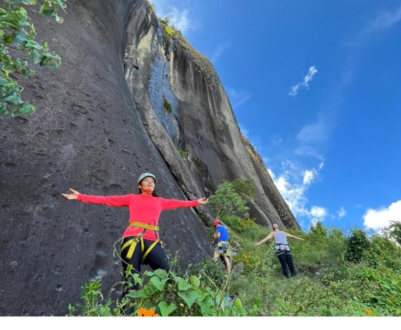 Visit Guatapé Iconic rock climbing for beginners and experts. in Guatapé, Antioquia, Colombia