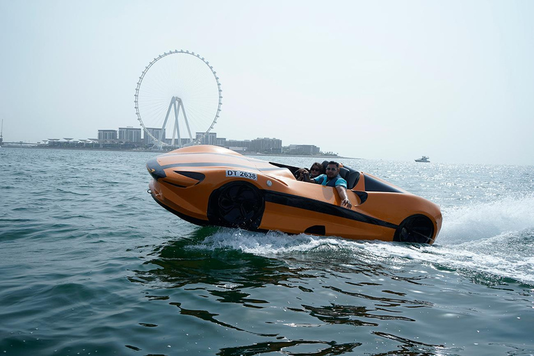 Dubai: Splash & Thrill | 20min Jet Car DXB Harbour JetCar 30 Mins: Dubai Marina Luxury Lamborghini