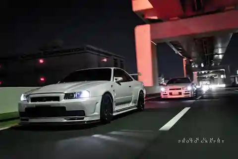Daikoku PA Touring Tour with R34 R35 GT-R