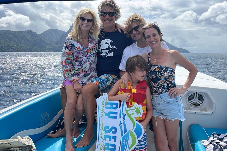 St. Lucia: Private Resort to Airport Speedboat Transfer